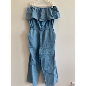 Chambray Urban Outfitters Jumpsuit